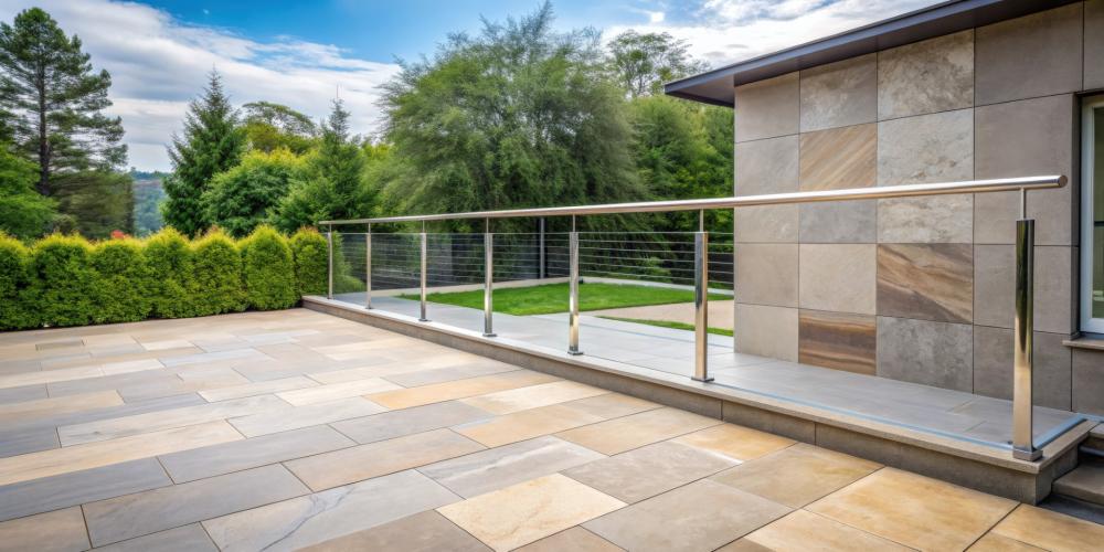 Carrelage extérieur à Farges